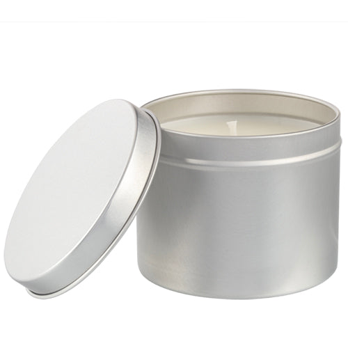 Silver Travel Tin - Your Name Candles - Private Label Candles