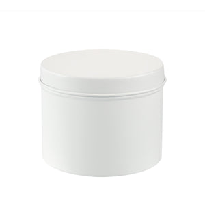 White Travel Tin - Your Name Candles - Private Label Candles